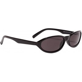 Cat Eye Men Novelty UV400 Small Cat Eye Sunglasses Shades Rave Club Costume Hip-Hop - Black - CQ190DT0CEI $10.82