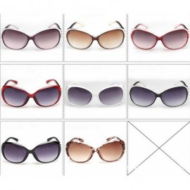 Goggle Sunglasses Women Large Frame Polarized Eyewear UV protection 20 Pcs - Purple-10pcs - CA184CEHWTK $37.56