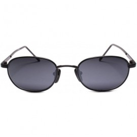 Rectangular Classic Genuine Vintage 80s 90s Style Hip Rectangle Sunglasses - Black - C818WG08MRD $13.59