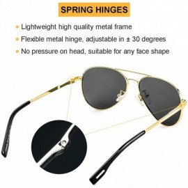 2-Pack Polarized Small Aviator Sunglasses for Small Face Women Men ...