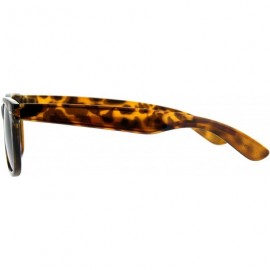 Rectangular Retro Horn Rim Multi 3 Focus Progressive Reading Sunglasses - Tortoise Brown - CR18D5LU0NK $11.94