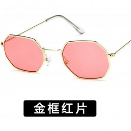 Rimless Fashion Ladies Retro Eye Classic Women Sunglasses Tinted Color Lens Small Square Frame Sun Glasses - 10 - CG198ZY5KL4...