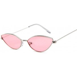 Cat Eye Cute Sexy Cat Eye Sunglasses Women Retro Small Black Red Pink Cateye Sun Glasses Female Vintage Shades For Women - CF...