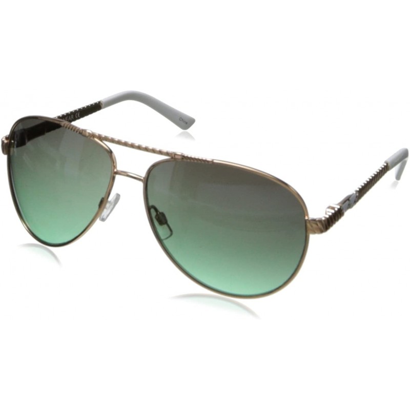 Aviator Women's R497 Aviator Sunglasses - Rose Gold/White - C711HJJBPJH $43.54