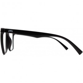 Square Eyeglasses 8032 Trendy Square - for Womens 100% UV PROTECTION - Black - CF192TQW6QI $32.37