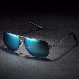 Aviator Sunglasses Men's sunglasses Driver's glasses Driving glasses Polarizing Sunglasses - E - CI18Q0IAI2X $36.61