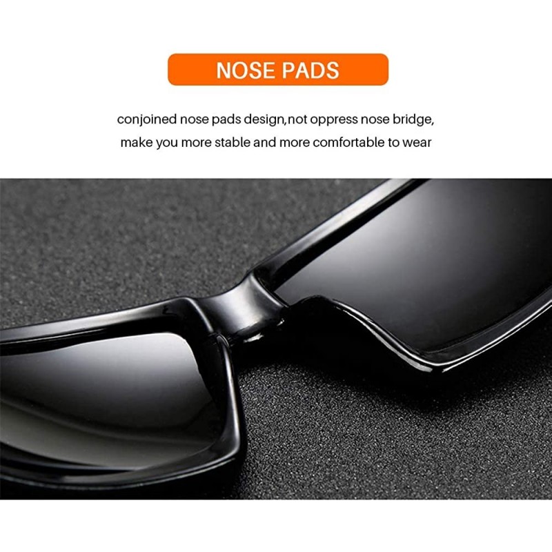 Men Sport Polarized Sunglasses 100% UV Protection for Outdoor ...