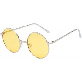 Aviator Sunglasses 2019 New Retro Metal Round Frame Colorful UV400 Outdoor Leisure 6 - 5 - CP18YZU336E $8.42