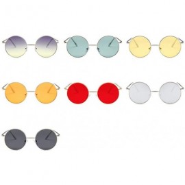 Aviator Sunglasses 2019 New Retro Metal Round Frame Colorful UV400 Outdoor Leisure 6 - 5 - CP18YZU336E $8.42