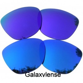 Oversized Replacement Lenses Frogskins Blue&Purple Color Polarized 2 Pairs-! - Blue&purple - CT125VKJ9UH $11.82