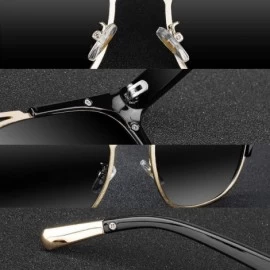 Oval Sunglasses Classic Vintage protection sunglasses - 1 - CT193MRWN9S $12.74