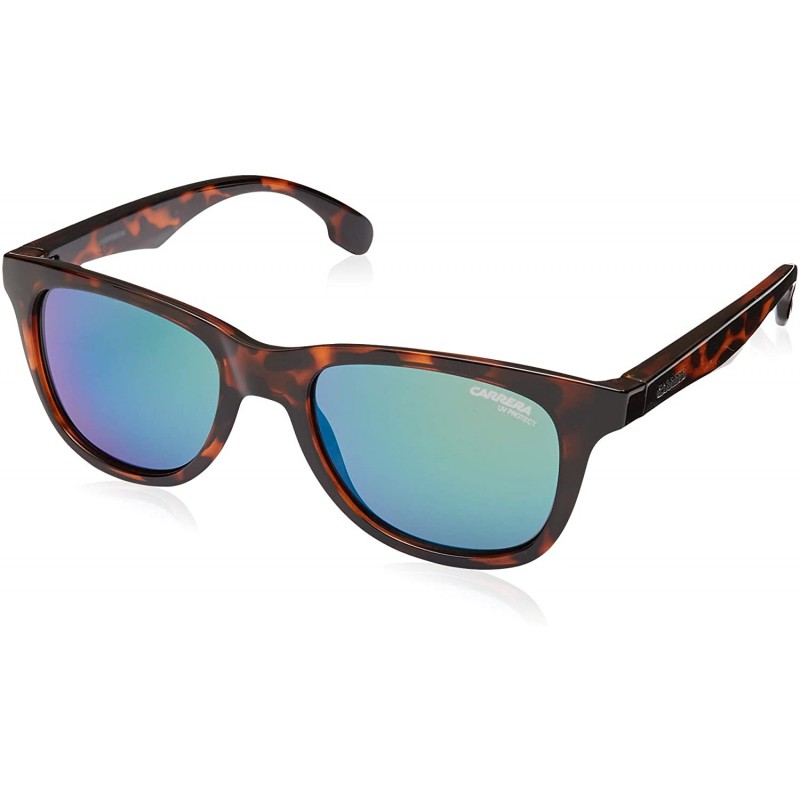 Sport Carrerino 20 Rectangular Sunglasses - Dark Havana/Polarized Green - CC18KRGGURK $37.42