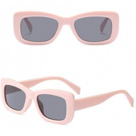 Wayfarer Fashion Rectangle UV Protection Sunglasses for Women Swimming Pool Driving - Pink - C418G7Y677N $11.14