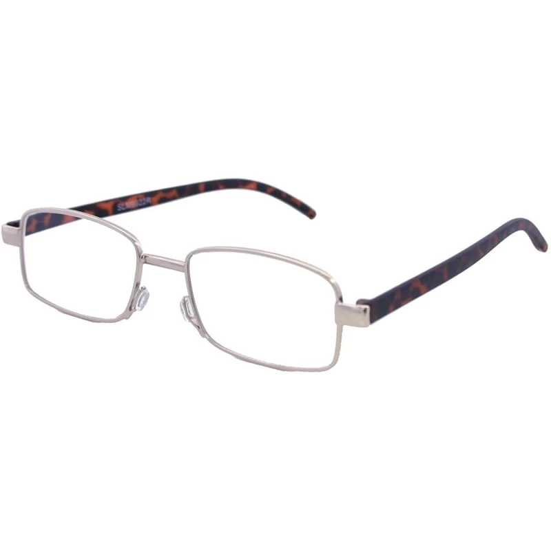 Rectangular Ultra Slim Reading 0.59 Oz Glasses with Ultra Flat Cases 1.16 Oz R2299MLS - CH12GOFCE9B $19.64