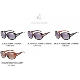 Aviator Polarizing sunglasses Euro-American retro polarizing sunglasses with drilled ellipse - B - CE18QRHNNIZ $32.76