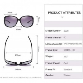 Aviator Polarizing sunglasses Euro-American retro polarizing sunglasses with drilled ellipse - B - CE18QRHNNIZ $32.76