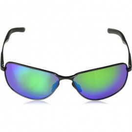 Oval Mainbrace Oval Sunglasses - Shiny Black Over Shiny Gunmetal - CJ18QCK8L0Q $49.94