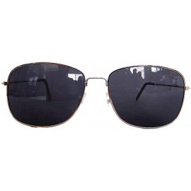 Aviator New Promotional Aviator Pilot Sunglasses - Adult Unisex - Silver - CA11E6JAK9N $12.13