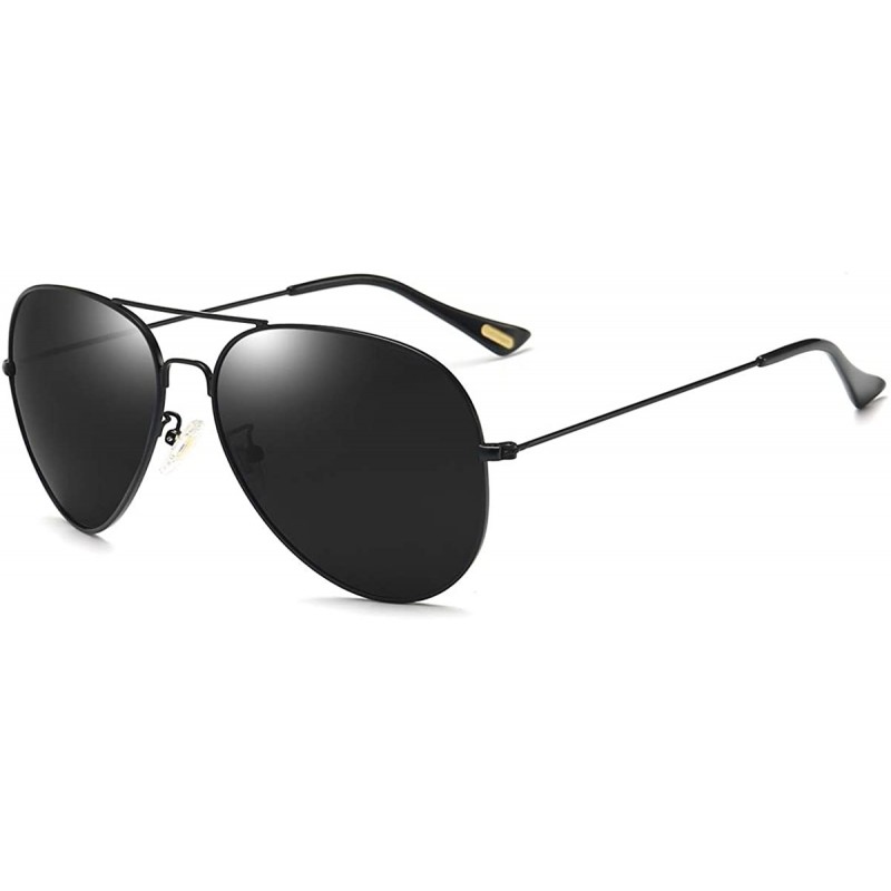 Polarized Aviator Sunglasses Many Colors Gun Metal Black 01 C71834d99kn