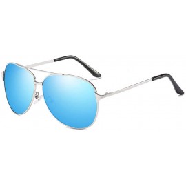 Aviator Male Polarized Sunglasses anti-glare polarized driving Sunglasses - E - C918Q7XXUXH $29.63