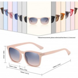 Square Polarized Sunglasses Fashion Flexible Glasses - CO197T09IT3 $28.85