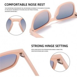 Square Polarized Sunglasses Fashion Flexible Glasses - CO197T09IT3 $28.85