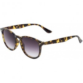 Oval Designer Oval Reading Sunglasses 8114SR with Gradient Lenses - Tortoise - CE18XHKDH54 $12.33