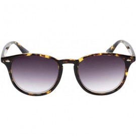 Oval Designer Oval Reading Sunglasses 8114SR with Gradient Lenses - Tortoise - CE18XHKDH54 $12.33