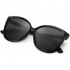 Round Polarized Sunglasses Lightweight Protection - Black Frame/All Black Legs-2 - CW192S2OCDW $15.30