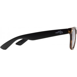 Square Unisex Destin Polarized Wrap Sunglasses - Tortoiseshell/Black - CV18MCMRS5Q $17.84