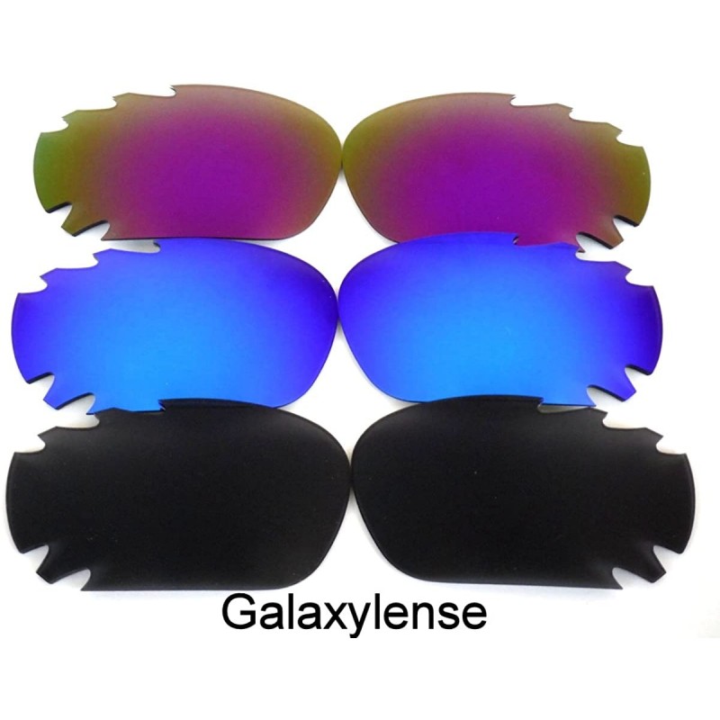 Oversized Replacement Lenses Jawbone Purple Color Polarized 100% UVAB - Black&blue&purple - C7128BTP7Q5 $18.44