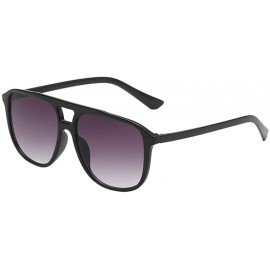 Goggle Unisex Classic Aviator Style Sunglasses Vintage Retro Pilot Goggle Glasses - Purple - CO196SRY9YN $8.68