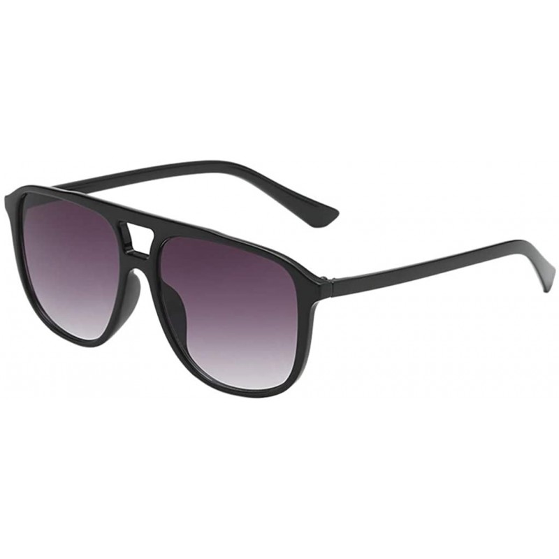 Goggle Unisex Classic Aviator Style Sunglasses Vintage Retro Pilot Goggle Glasses - Purple - CO196SRY9YN $8.68