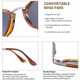 Sport Sunglasses Women Man's Polarized Driving Retro Fashion Mirrored Lens UV Protection Sunglasses - A Strip Demi - C7185674...