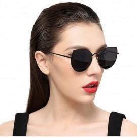 Cat Eye 2019 New Arrival Women Classic Brand Designer Cat Eye Sunglasses C01 Black - C05 Pink - CM18XHE70X8 $12.53