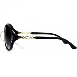 Butterfly Womens Exposed Lens Butterfly Plastic Designer Fashion Sunglasses - Black Smoke - C9185YNLIRN $11.55