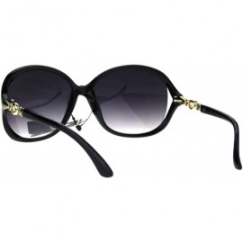 Butterfly Womens Exposed Lens Butterfly Plastic Designer Fashion Sunglasses - Black Smoke - C9185YNLIRN $11.55