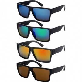 Square Plastic Rectangular Vintage Square Frame Sunglasses for Men Women 570111 - C618HA7O5CC $8.50