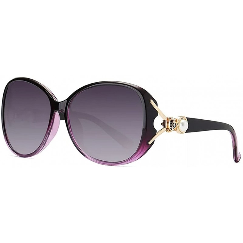 Cat Eye Shades Round Polarized Sunglasses for Women fashion tortoise classic cat eye womens sunglasses - Purple - C318GLI2XUW...