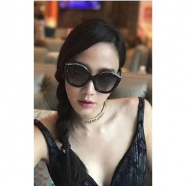 Oversized Lip Shape Diamond Sunglasses Women Brand Designer Luxury Crystal Sun Glasses - Red - CT189OL6H72 $9.58