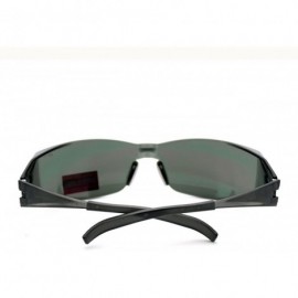 Rimless Safety Glasses Sunglasses Rimless Rectangular UV400 ANSI Z87.1 Certified - C111WYGZME9 $11.83