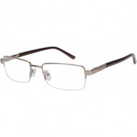 Rectangular Metal Frame Blue Light Blocking Reading Glasses 1.56 Lenses-6334 - CP17YI0UQA8 $13.85