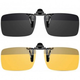 Rectangular Sunglasses Polarized Frameless Driving Holidays - CL18OA665CA $11.84