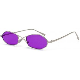 Square Womens Purple Sunglasses Designer Glasses - Purple - CD18S4A9AIG $13.05