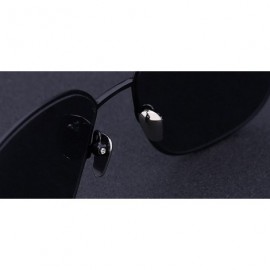 Cat Eye Cat Eye Women Fashion Designer Sunglasses Metal Frame Colored Lens - 86009_c2_silver_mirror - CN12NSWPLMO $13.15