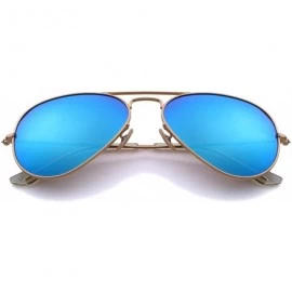 Aviator Classic Pilot Polarized Sunglasses for Men/Women58mm O8025 - Blue Mirror - CB18H3EYRHO $11.29