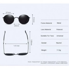 Aviator Sunglasses Polarizing sunglasses for men and women Elliptical Sunglasses driving glasses - A - CS18QCC878X $29.50