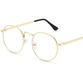 Goggle mirror practical goggles glasses package - Gold Frame Anti-blue Light - CR18WSD06Z0 $33.49