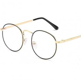 Goggle mirror practical goggles glasses package - Gold Frame Anti-blue Light - CR18WSD06Z0 $33.49