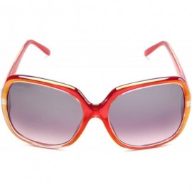 Oversized Women's R3010 Sunglasses - Red - CK1176B5A1B $44.49